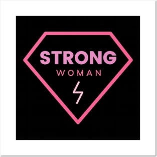 strong woman Posters and Art